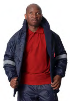 Freezer Jacket - Vulcan - Single Lined - Neg 5 Degrees Cell - Reflective 2 arms