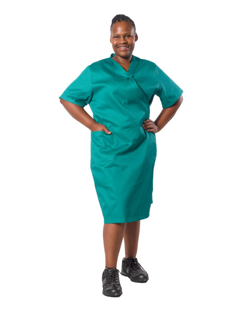 Ladies Wraparound Short Sleeve