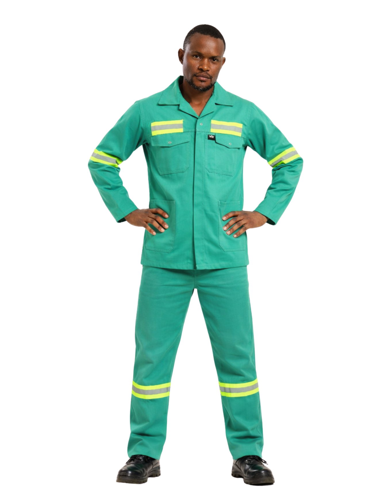 D59 Flame Fern Green Suit with Tape