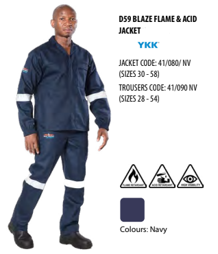 D59 Blaze Flame/Acid Navy Jacket Vulcan